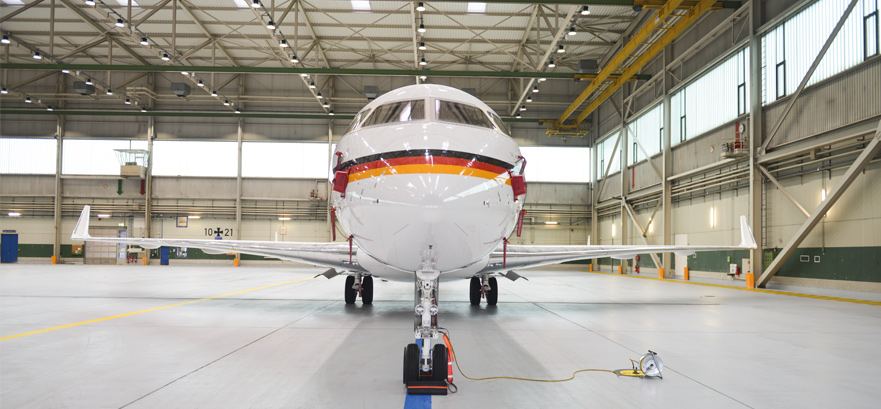 MC renueva el hangar de la fuerza aérea alemana